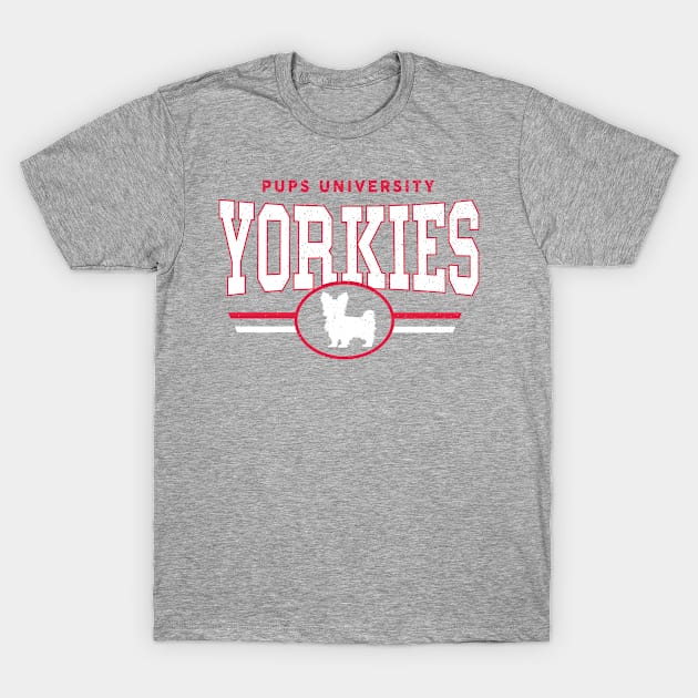 Yorkies - Pups U T-Shirt by InspiredQuotes